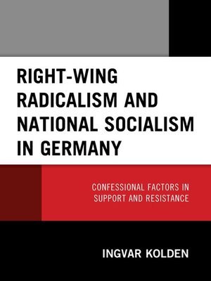 cover image of Right-Wing Radicalism and National Socialism in Germany